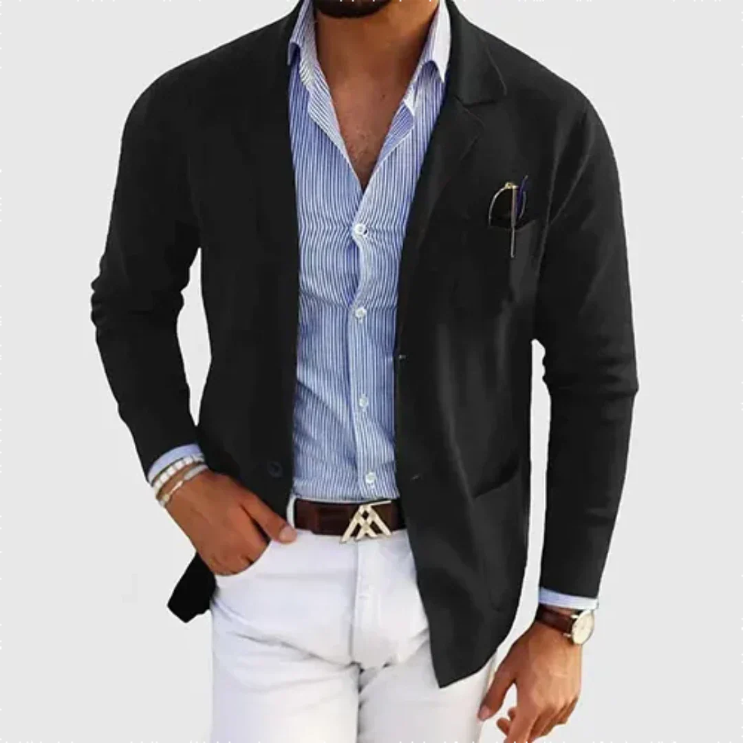Ocean | Blazer de Travail Décontracté avec Doublure Chaude pour Homme