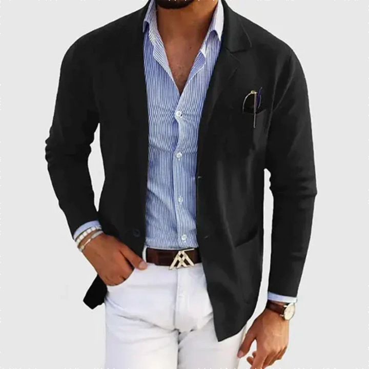 Ocean | Blazer de Travail Décontracté avec Doublure Chaude pour Homme