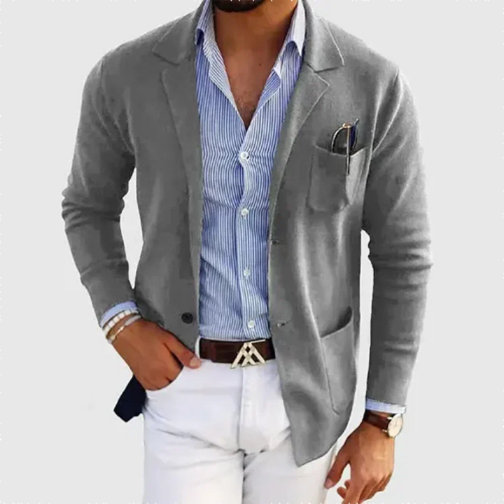 Ocean | Blazer de Travail Décontracté avec Doublure Chaude pour Homme