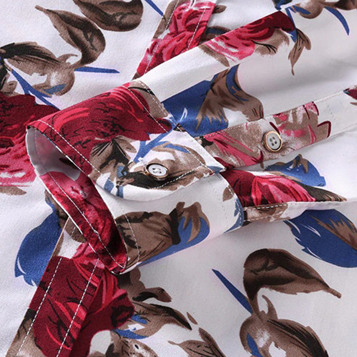 Enrique | Chemise Florale de Luxe pour Hommes au Design Romantique