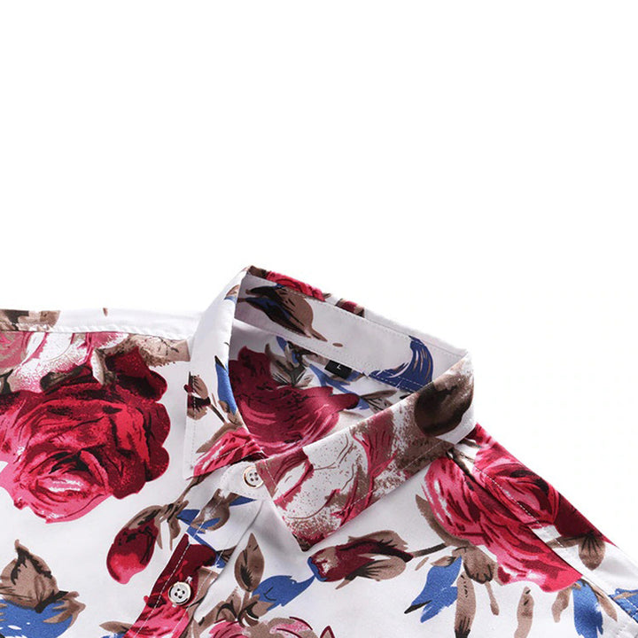 Enrique | Chemise Florale de Luxe pour Hommes au Design Romantique