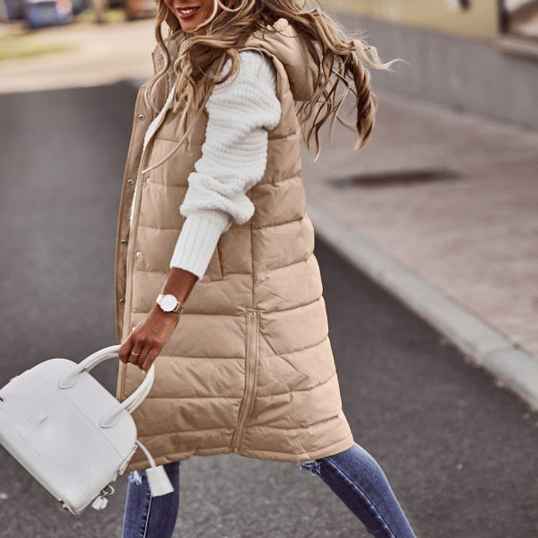Wednesday | Gilet long chaud pour l’hiver pour femme