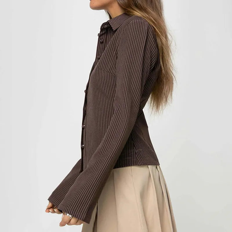 Odetta | Blouse à basque avec silhouette chic pour femme