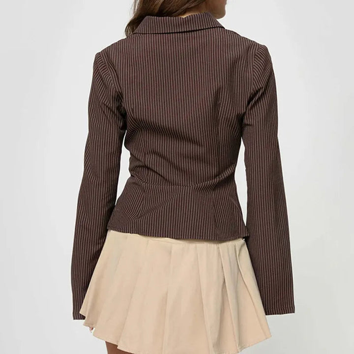 Odetta | Blouse à basque avec silhouette chic pour femme