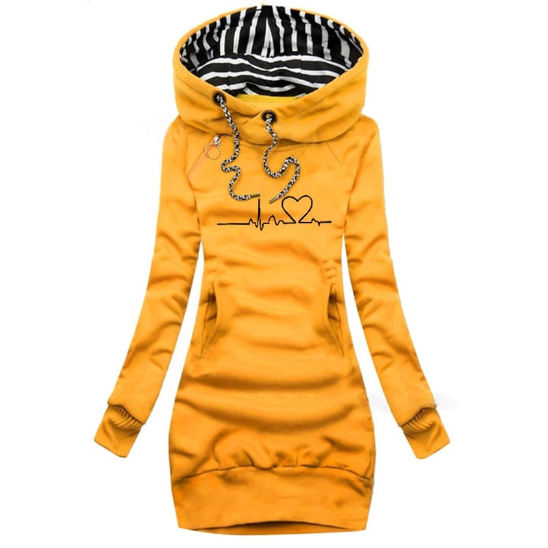 Janie | Robe Décontractée à Capuche Tendance pour Femme