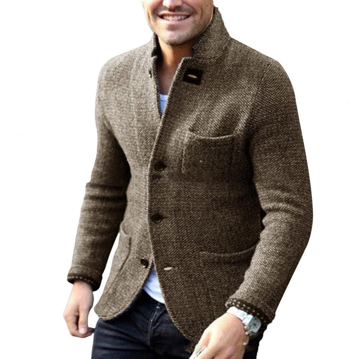 Rudra | Blazer à Boutons en Maille Épaisse pour Hommes