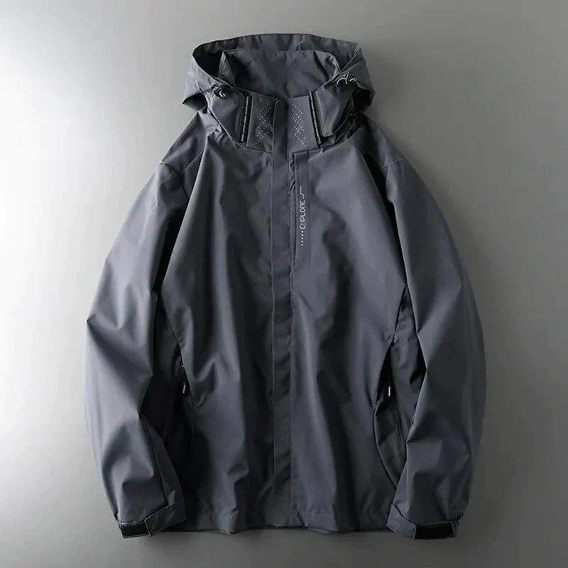 Dustin | Veste coupe-vent d’hiver imperméable à capuche pour homme