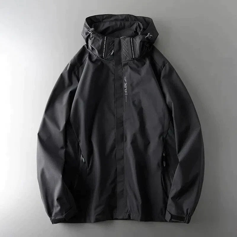 Dustin | Veste coupe-vent d’hiver imperméable à capuche pour homme