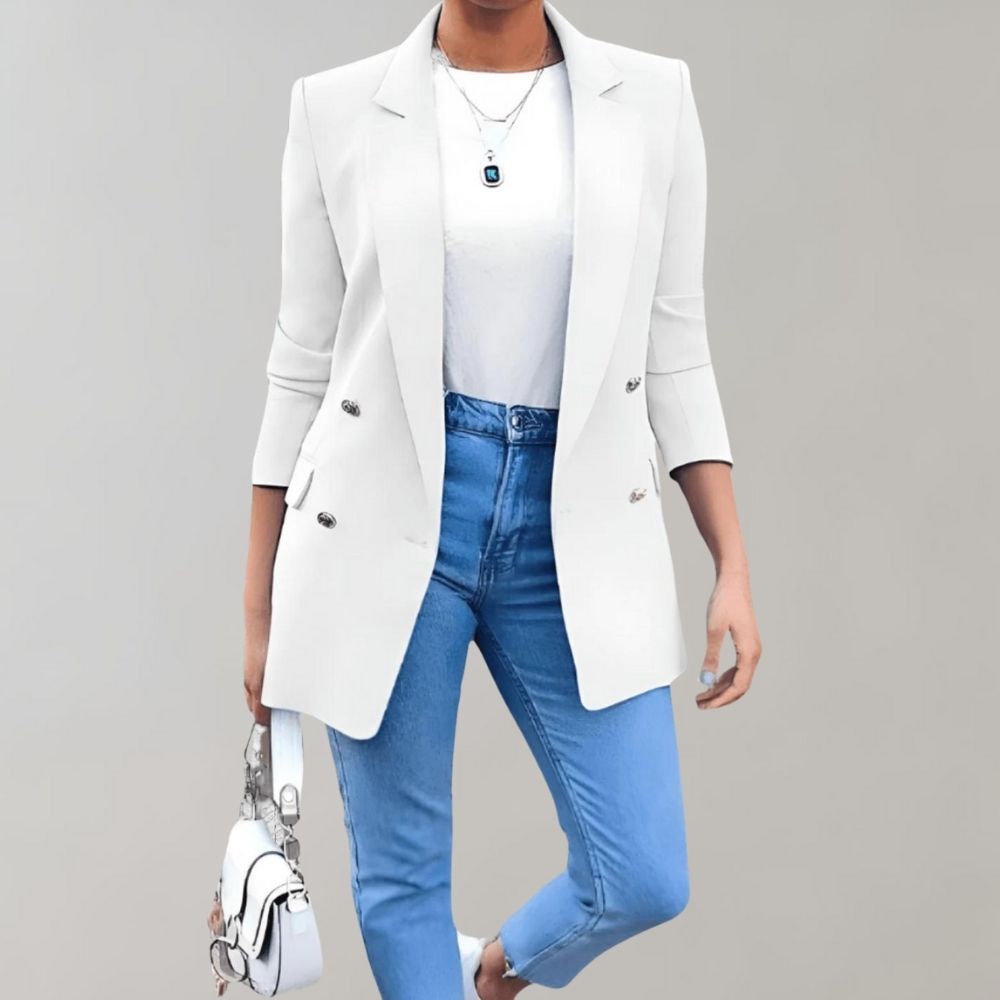 Francesca | Blazer classique à coupe ajustée pour femme