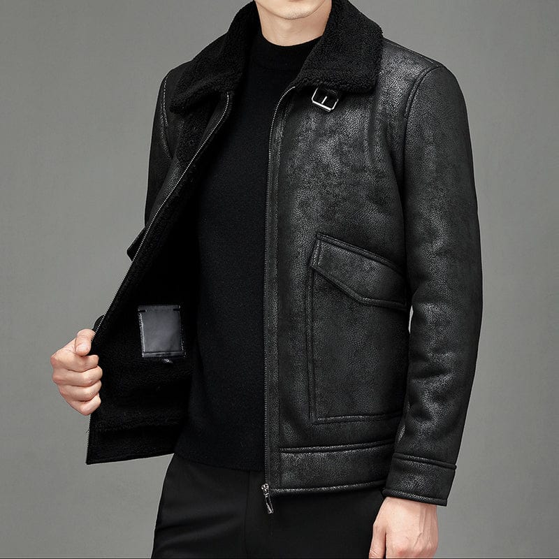 Lawrence | Veste d’Automne en Daim Premium pour Homme