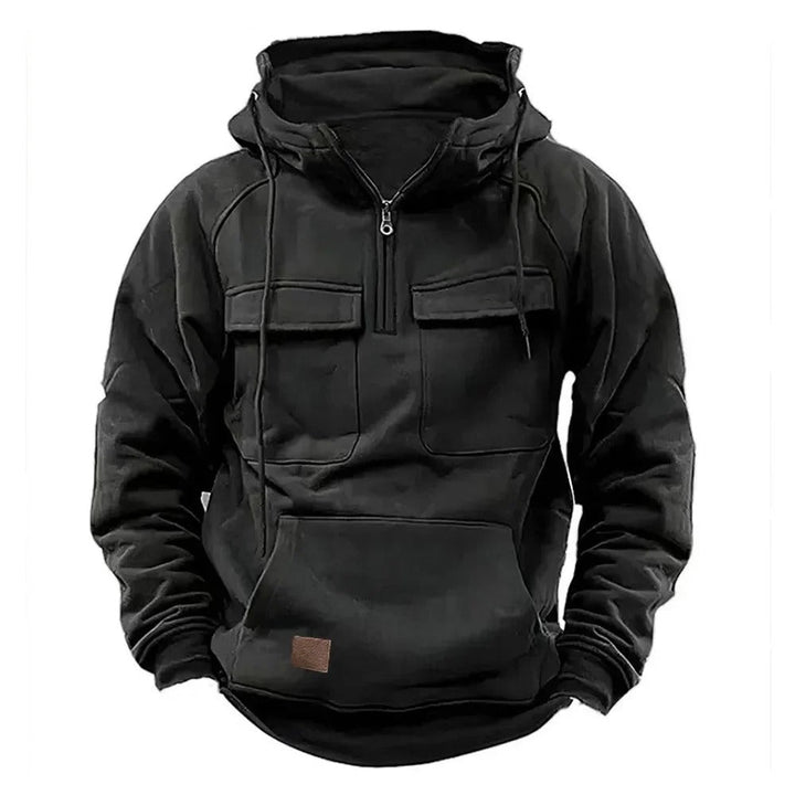 Gunner | Veste à capuche zippée légère pour l’automne pour homme