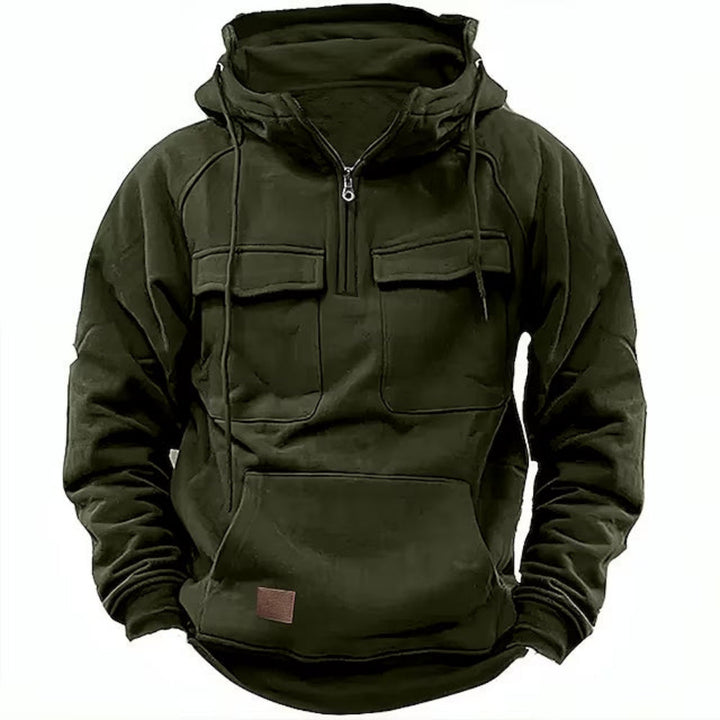 Gunner | Veste à capuche zippée légère pour l’automne pour homme