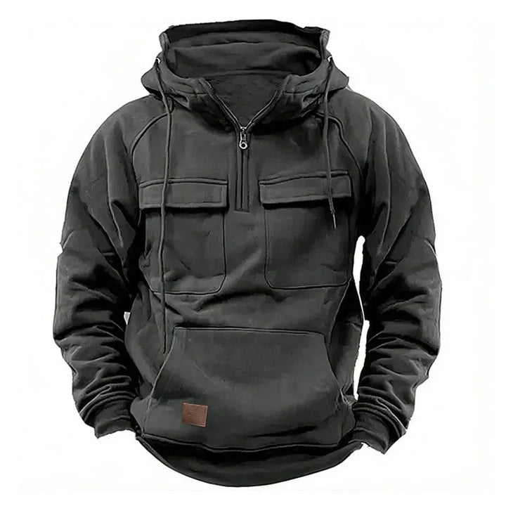 Gunner | Veste à capuche zippée légère pour l’automne pour homme