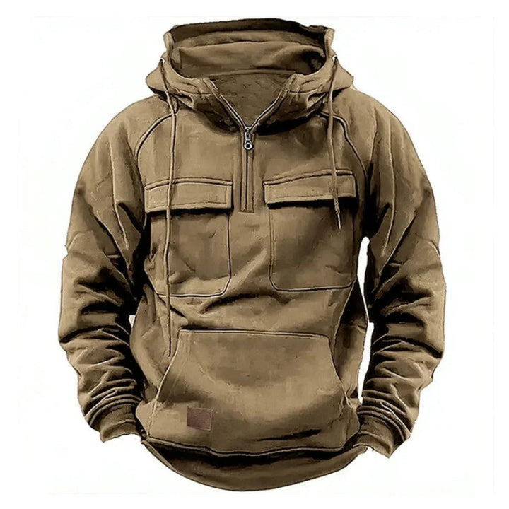 Gunner | Veste à capuche zippée légère pour l’automne pour homme