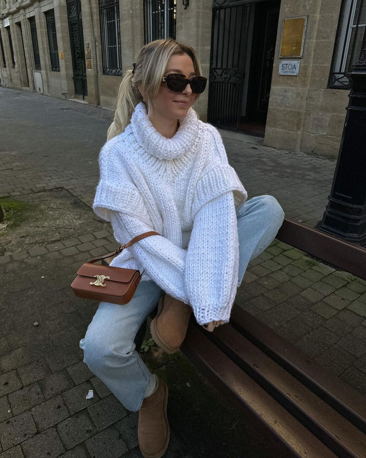 Mandy | Pull en grosse maille classique pour femme