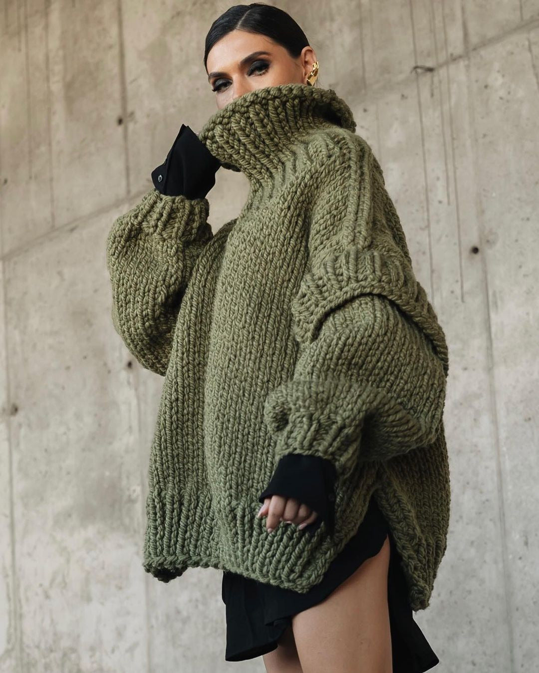 Mandy | Pull en grosse maille classique pour femme