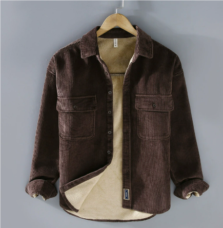Zavier | Veste en velours côtelé à manches longues pour homme