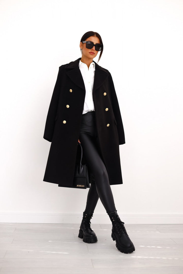 Zora | Manteau long élégant et ample pour femme