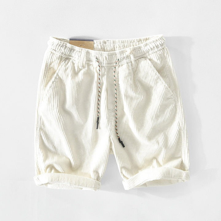 Ricky | Shorts en corduroy à coupe décontractée avec stretch confortable pour hommes
