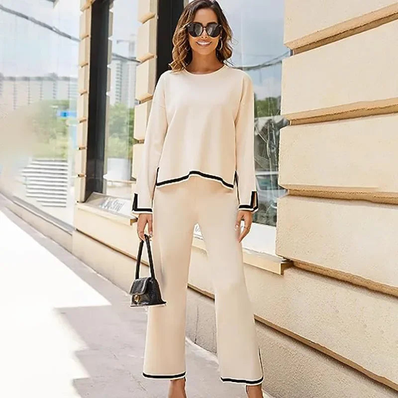 Haylie | Ensemble Lounge en Tricot Douillet avec Confort Moelleux pour Femmes