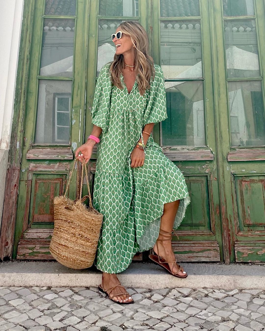 Myra | Robe Maxi Fleurie au Design Élégant et Fluide pour Femme