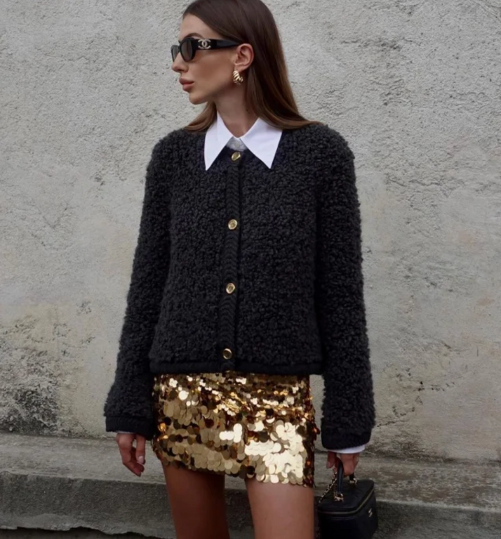 Veda | Manteau en peluche élégant et tendance pour femme