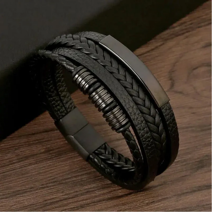 Antoine | Bracelet en cuir de luxe pour hommes