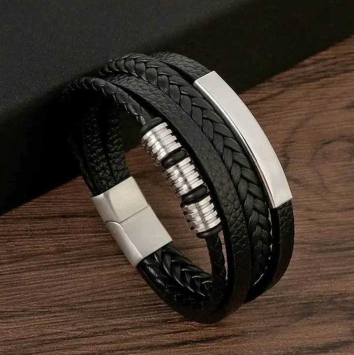 Antoine | Bracelet en cuir de luxe pour hommes