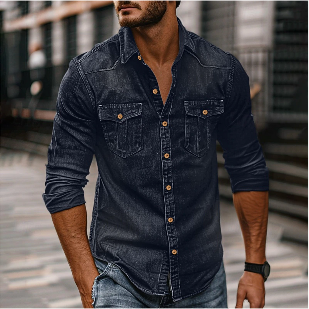 Hans | Chemise classique avec poches poitrine pour hommes