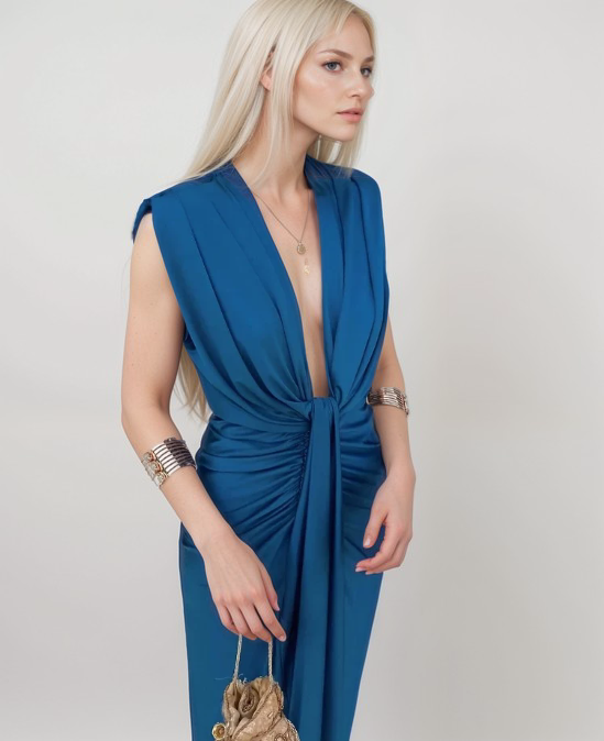 Kenzie | Robe Glamour Coucher de Soleil pour Femme