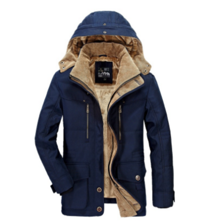 Freddy | Veste d’hiver classique à capuche pour homme