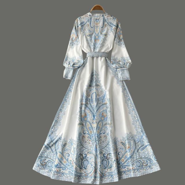 Harmony | Robe Femme avec Motif Floral et Ceinture