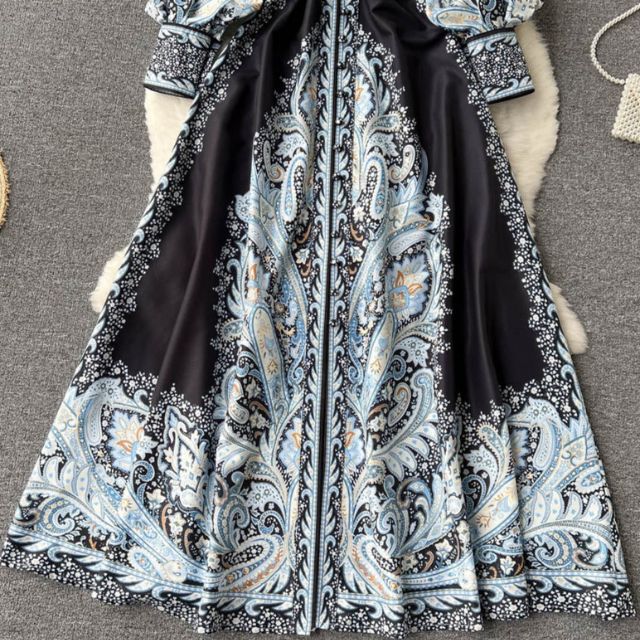 Harmony | Robe Femme avec Motif Floral et Ceinture