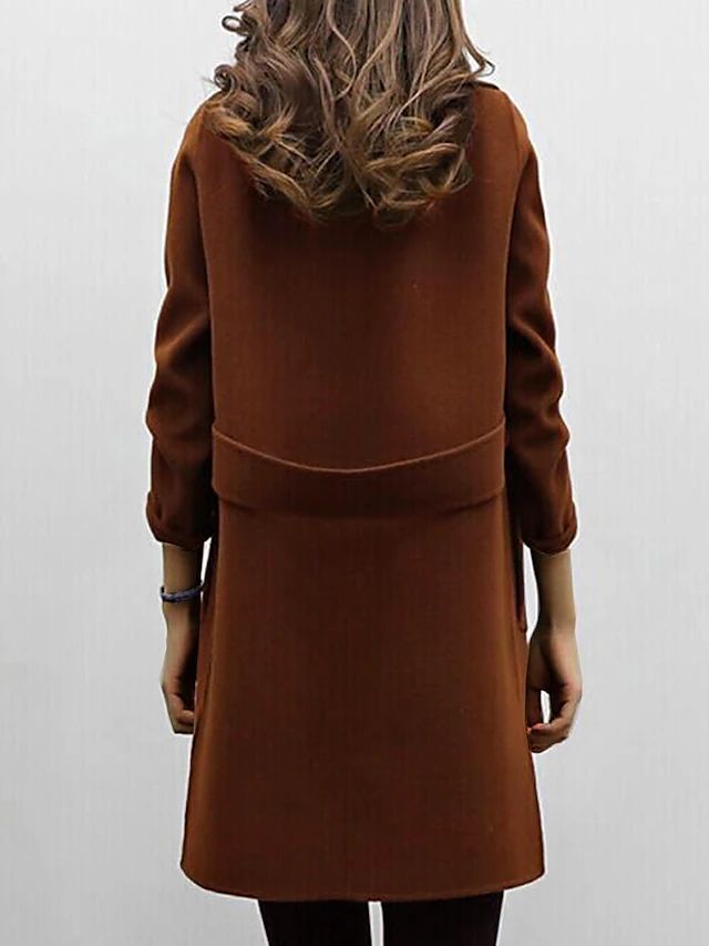 Amilia | Manteau Classique printemps à Coupe Ajustée pour Femmes
