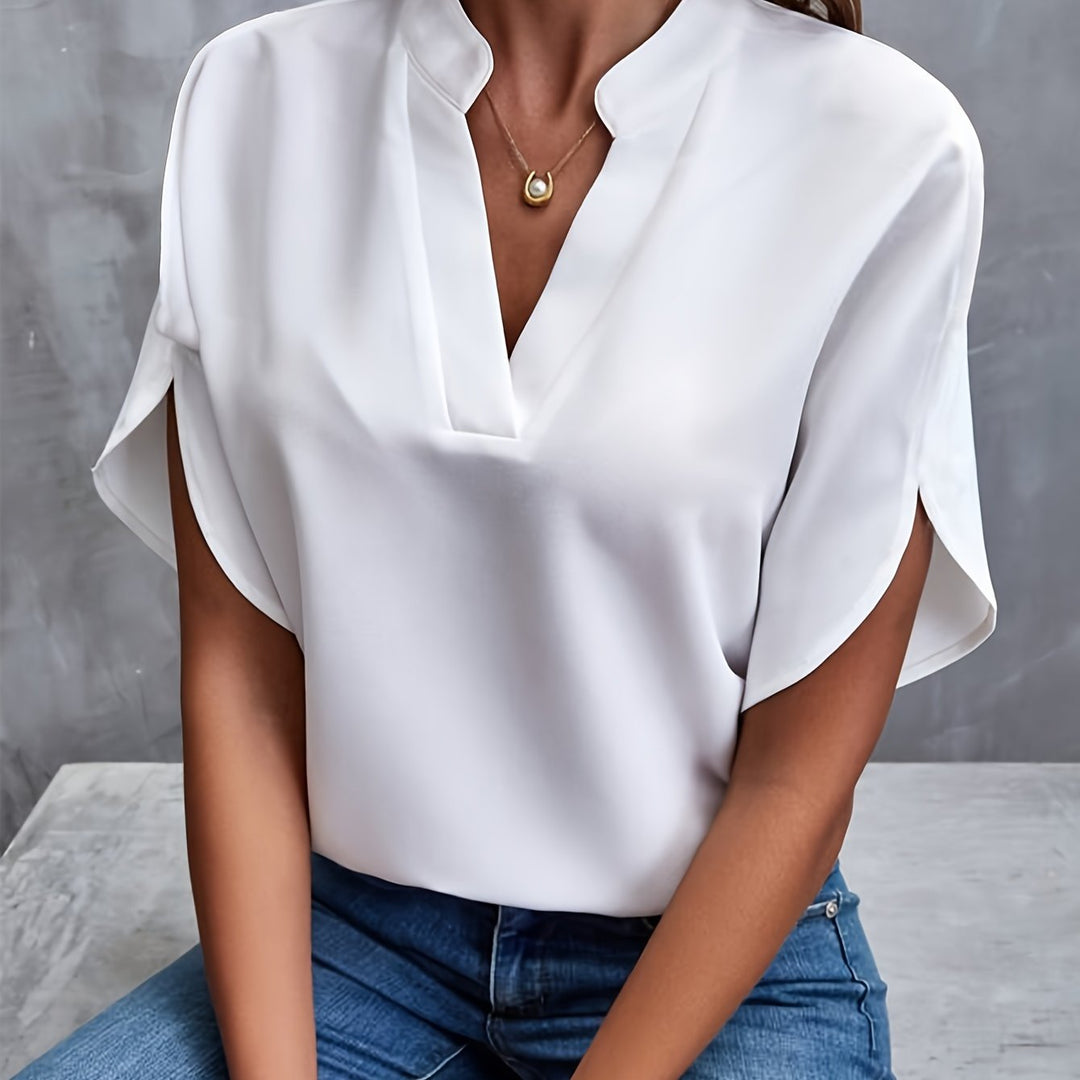 Arlo | Élégante Blouse à Col en V pour Femme