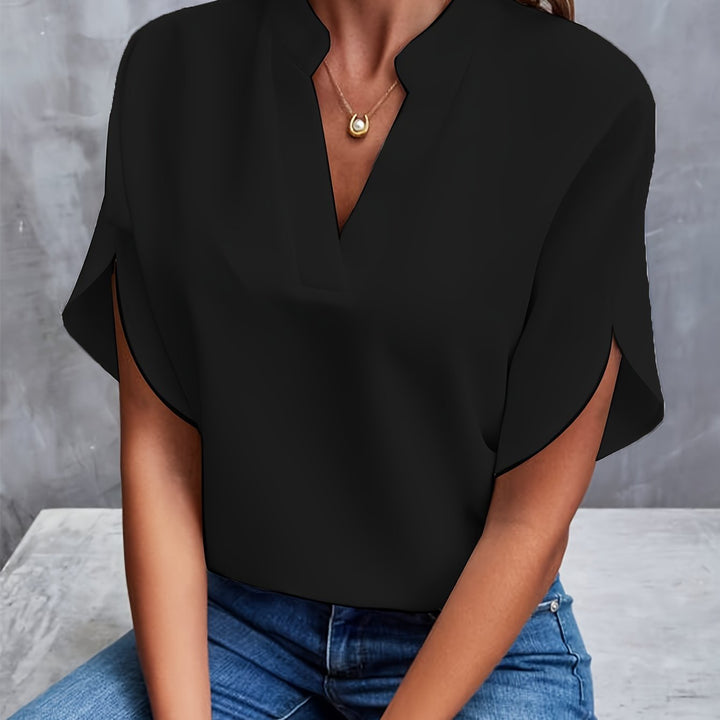 Arlo | Élégante Blouse à Col en V pour Femme