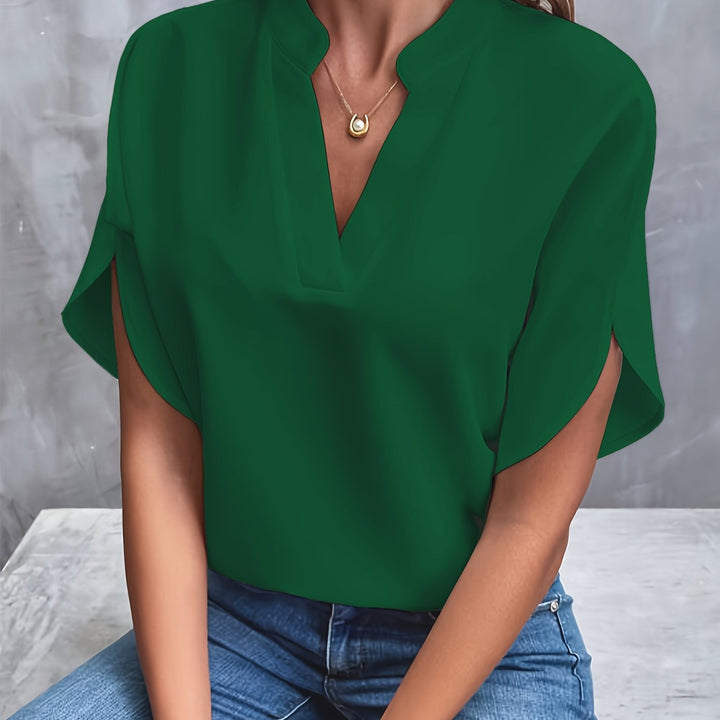 Arlo | Élégante Blouse à Col en V pour Femme