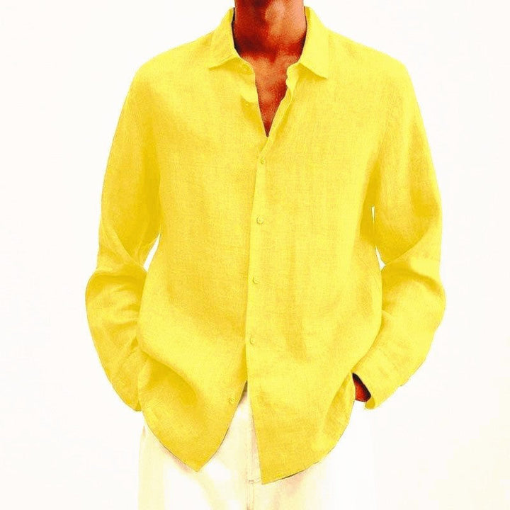 Giovanni | Chemise élégante en lin pour homme