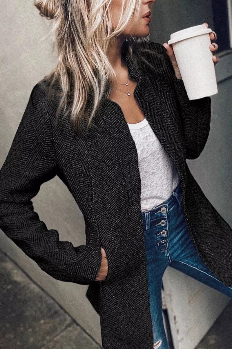 Yvette | Veste en tweed élégante pour la mi-saison pour femme