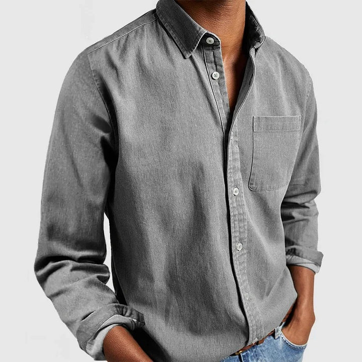 Hayden | Chemise à manches longues avec col à revers pour homme
