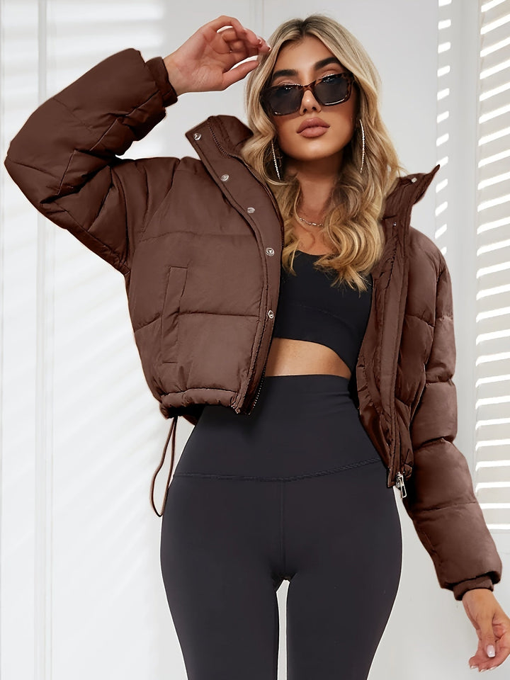 Izabella | Veste courte de transition avec capuche pour femme