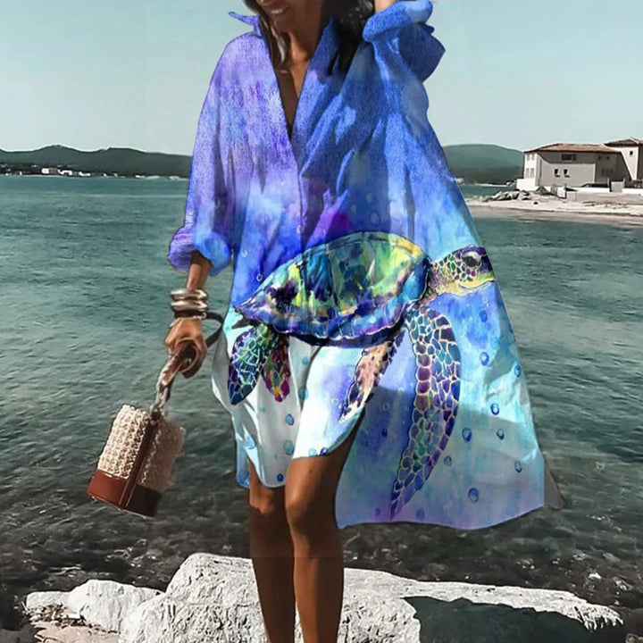 Daenerys | Robe chemise légère de style côtier avec une coupe polyvalente pour femmes