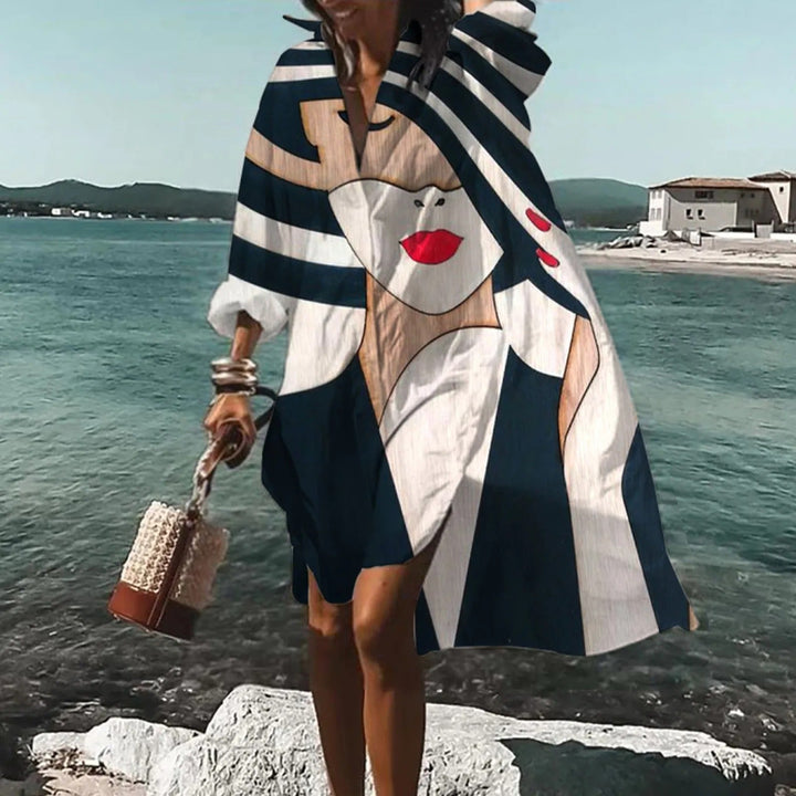 Daenerys | Robe chemise légère de style côtier avec une coupe polyvalente pour femmes