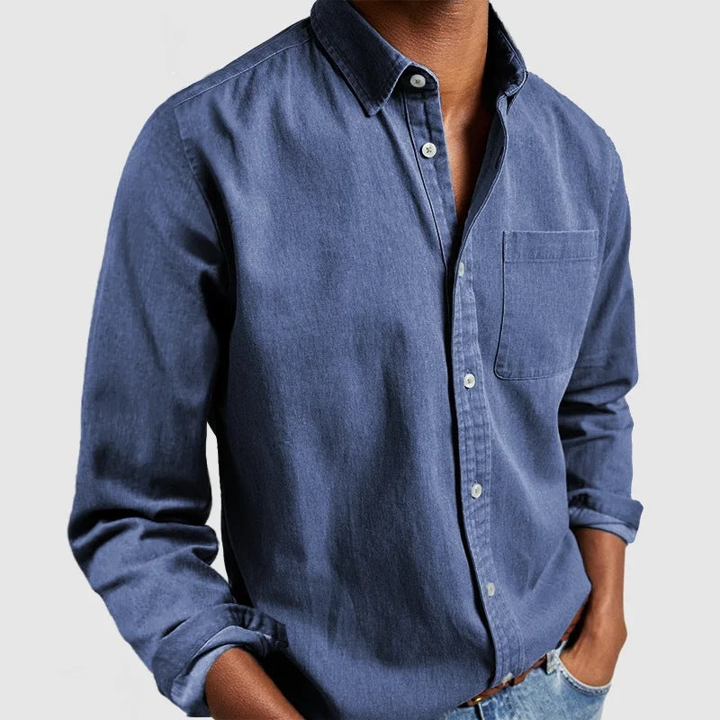 Hayden | Chemise à manches longues avec col à revers pour homme