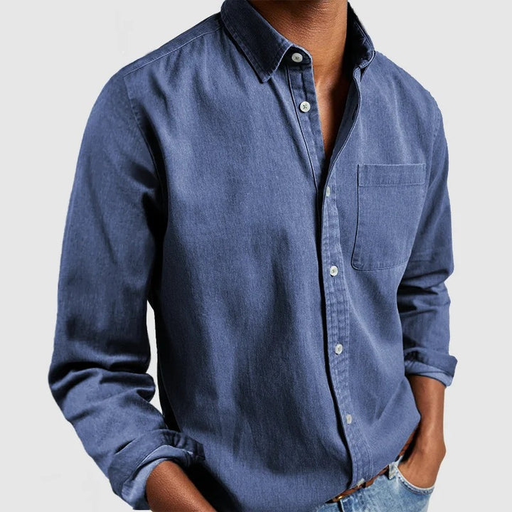 Hayden | Chemise à manches longues avec col à revers pour homme