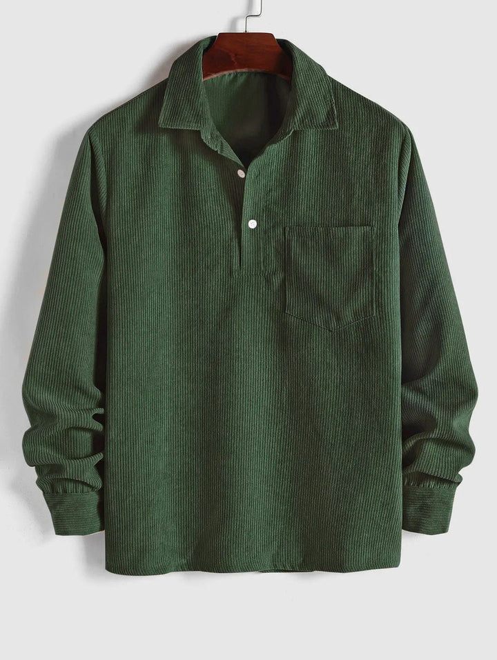 Reese | Pull en Velours Côtelé au Tissu Élégant pour Homme