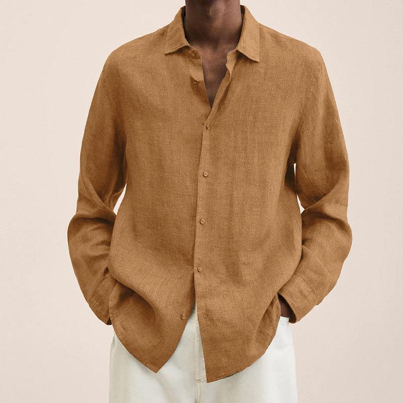 Giovanni | Chemise élégante en lin pour homme