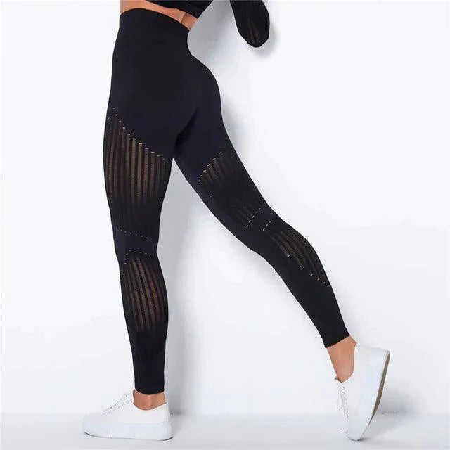 Nadia | Legging de Sport Sculptant avec Lignes pour femmes
