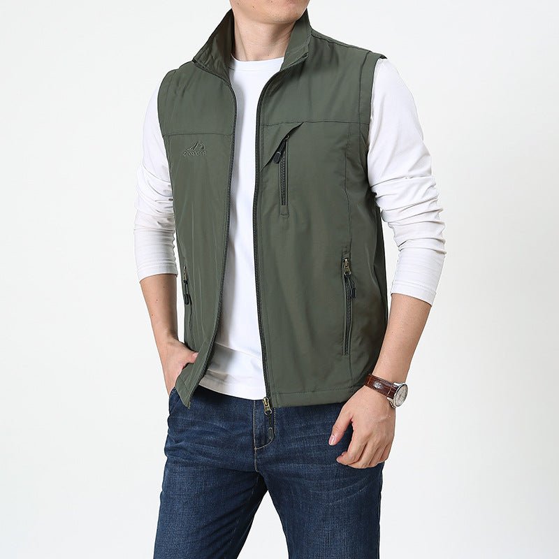 Hassan | Gilet élégant avec col montant pour homme