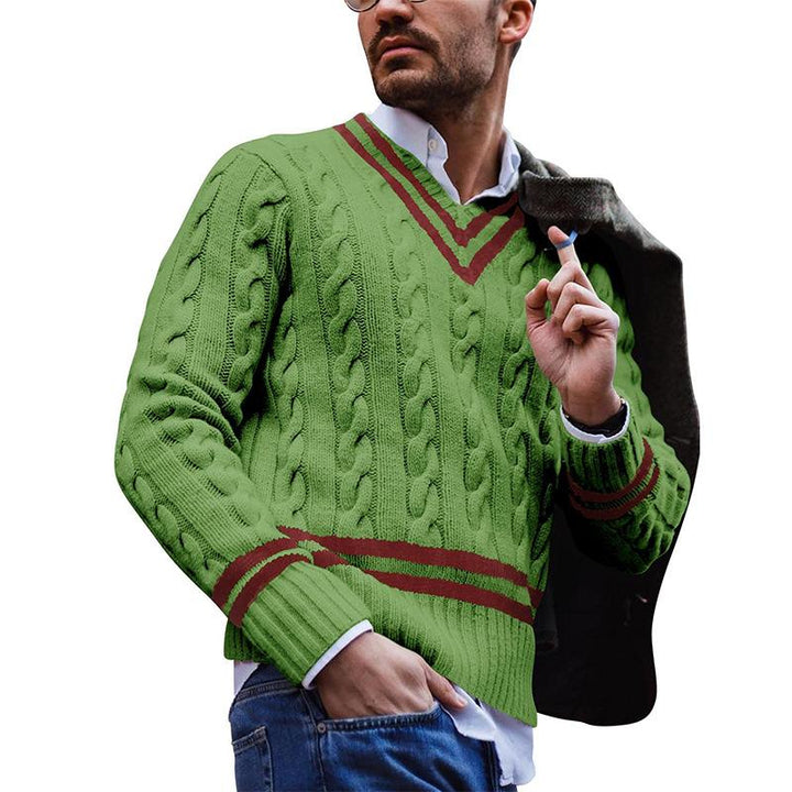 Wolfgang | Pull en maille style old-money pour homme, idéal pour l’automne